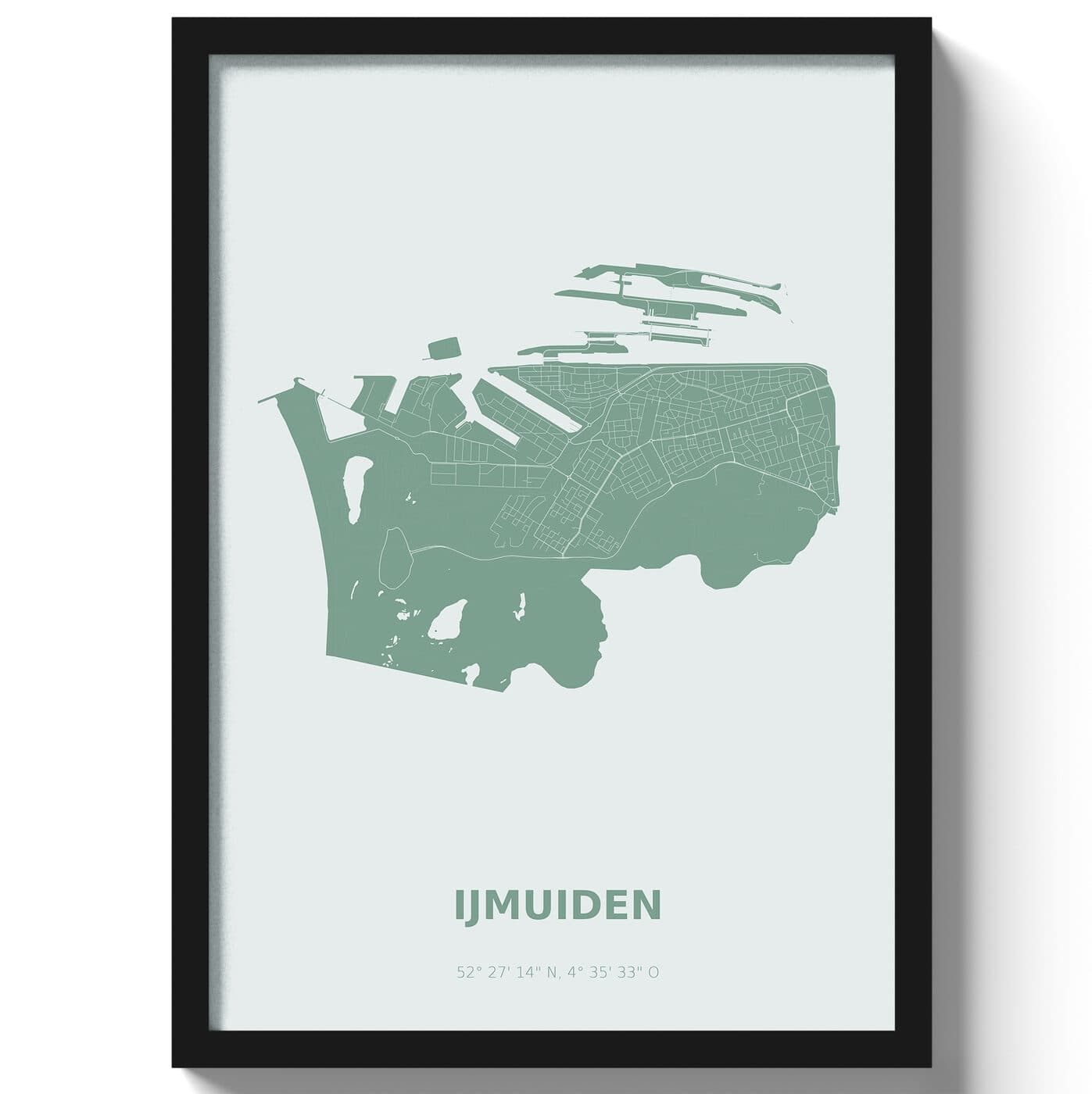 Poster IJmuiden - Groen