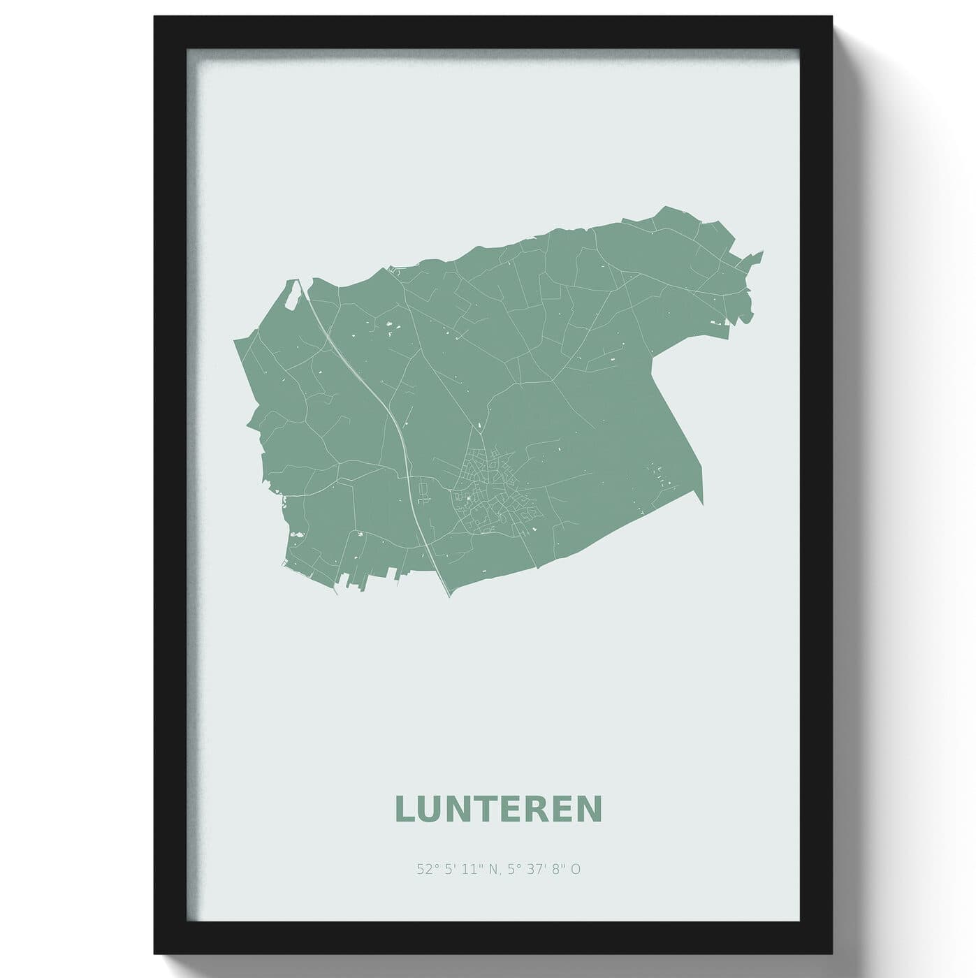 Poster Lunteren - Groen