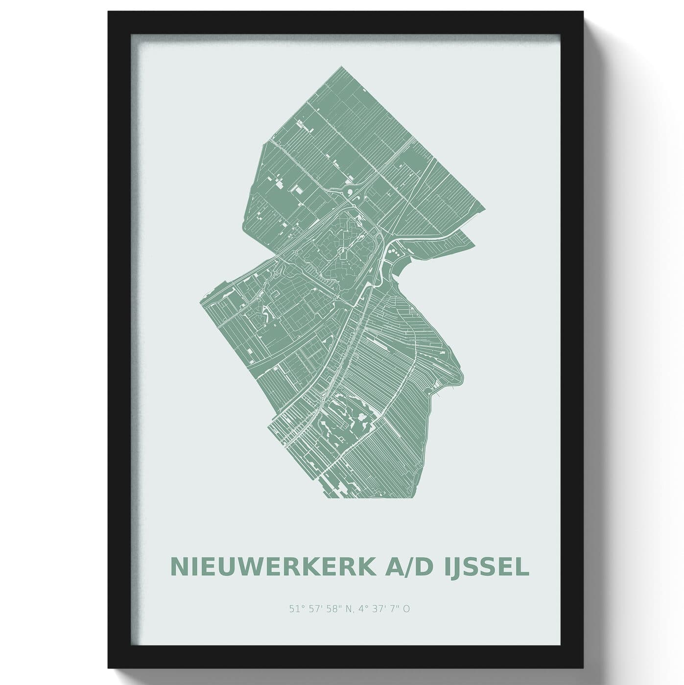 Poster Nieuwegein - Groen