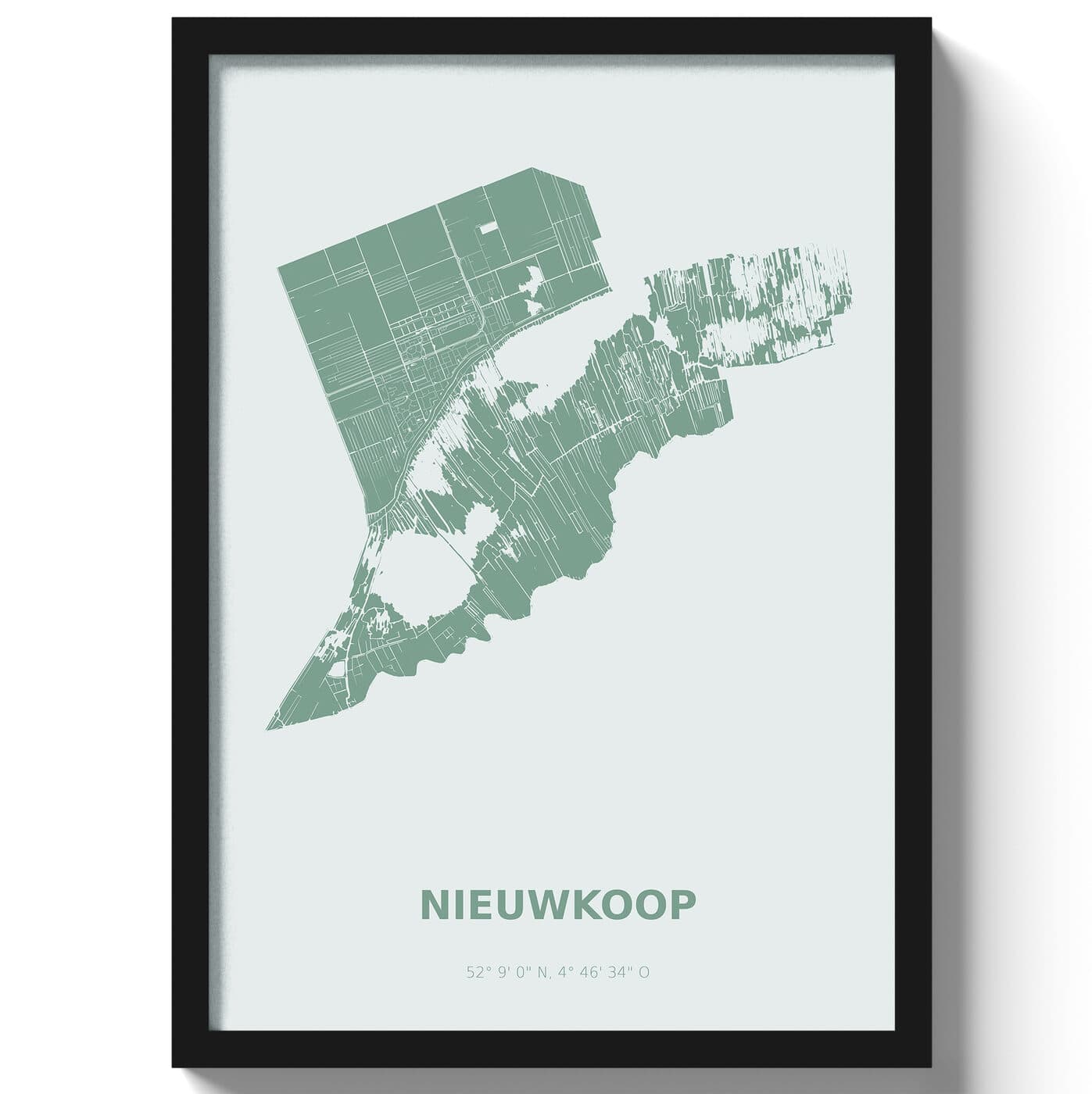 Poster Nieuwkoop - Groen