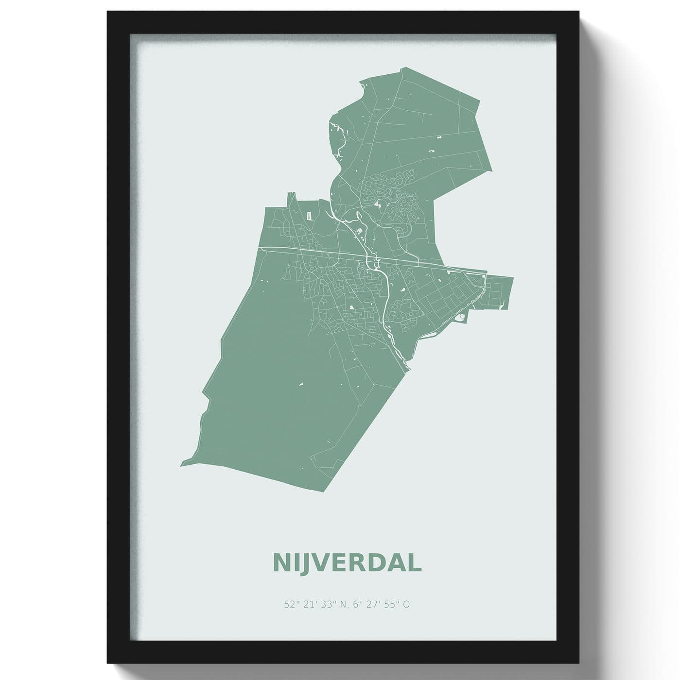 Poster Nijverdal - Groen