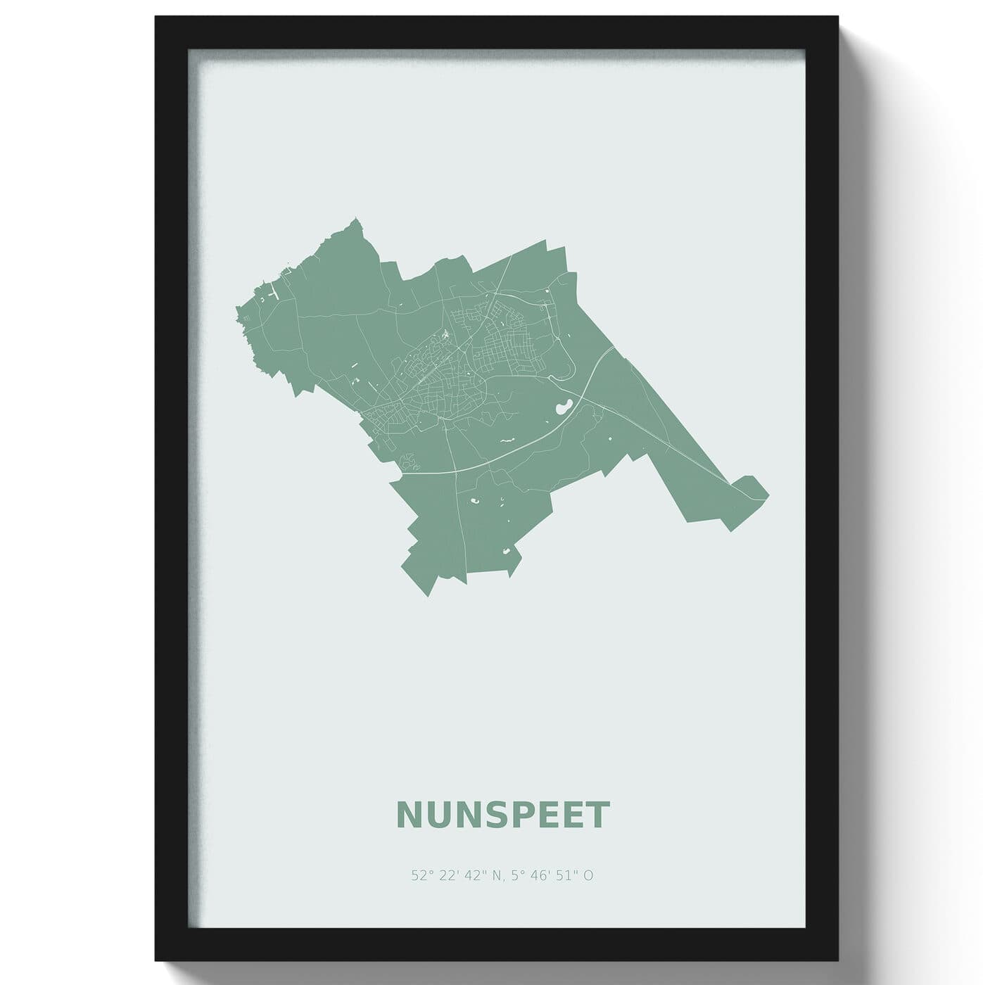Poster Nunspeet - Groen