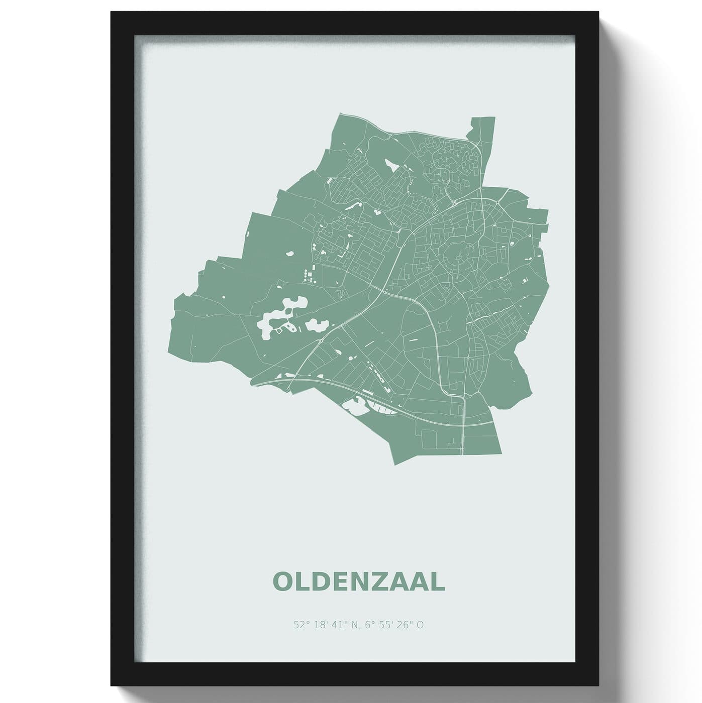 Poster Oldenzaal - Groen