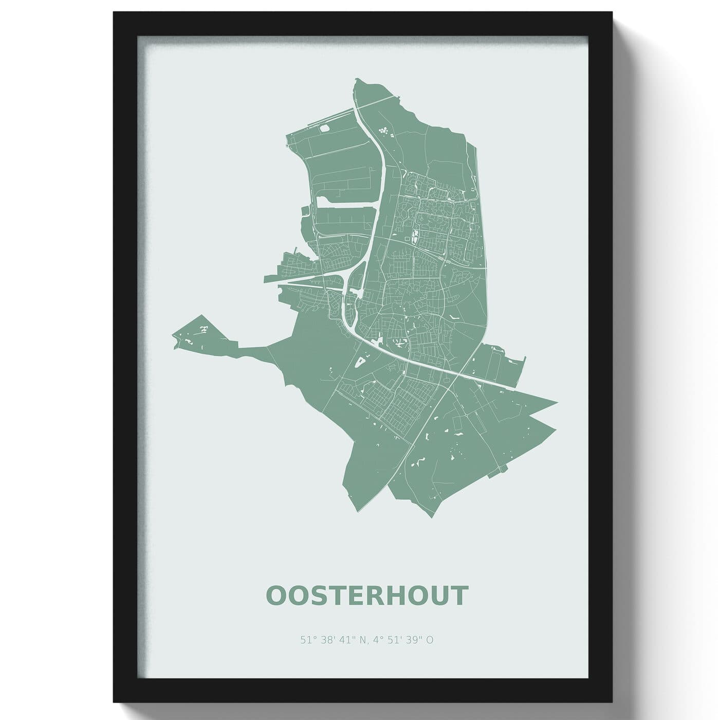 Poster Oosterhout - Groen