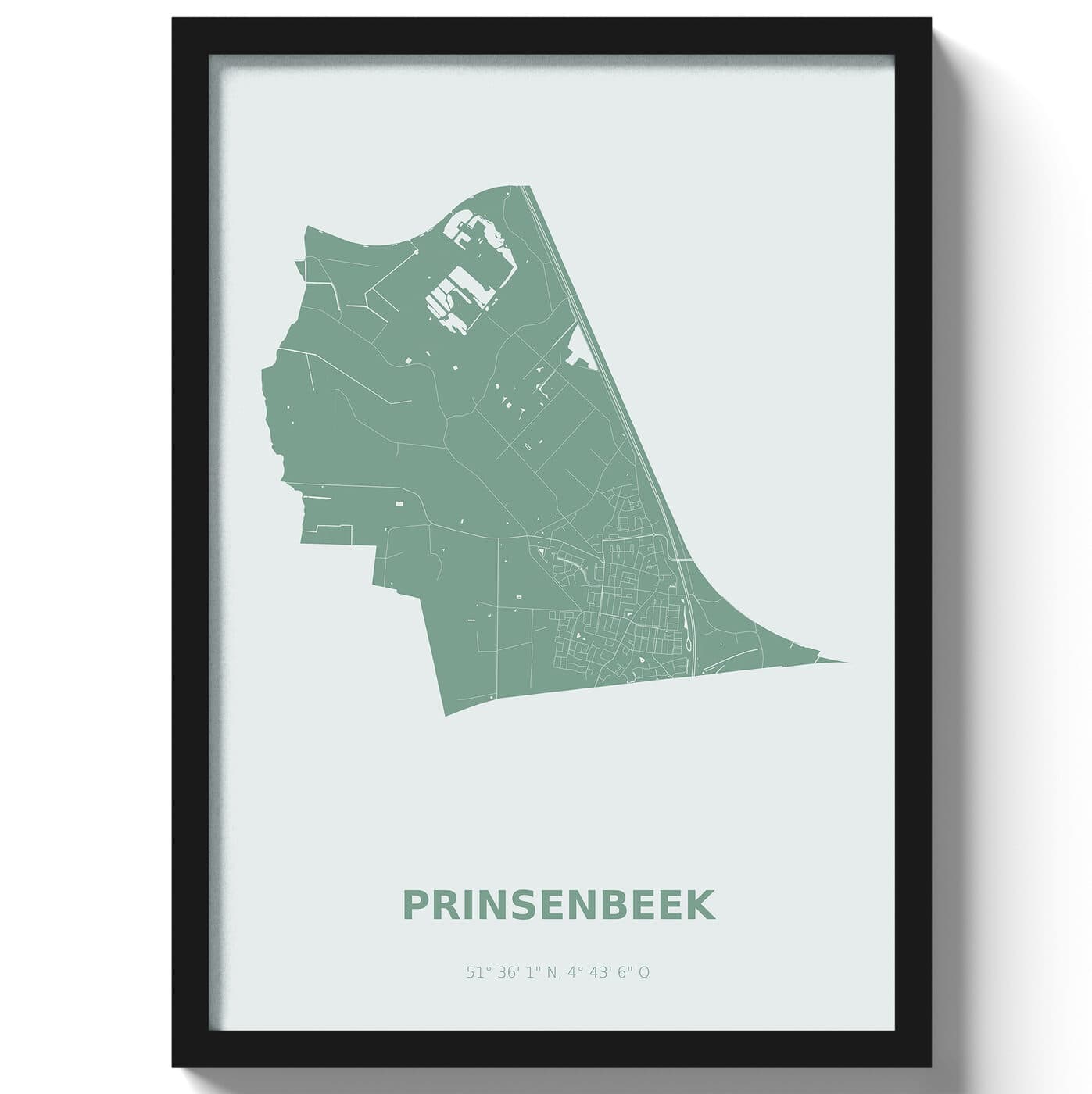Poster Prinsenbeek - Groen