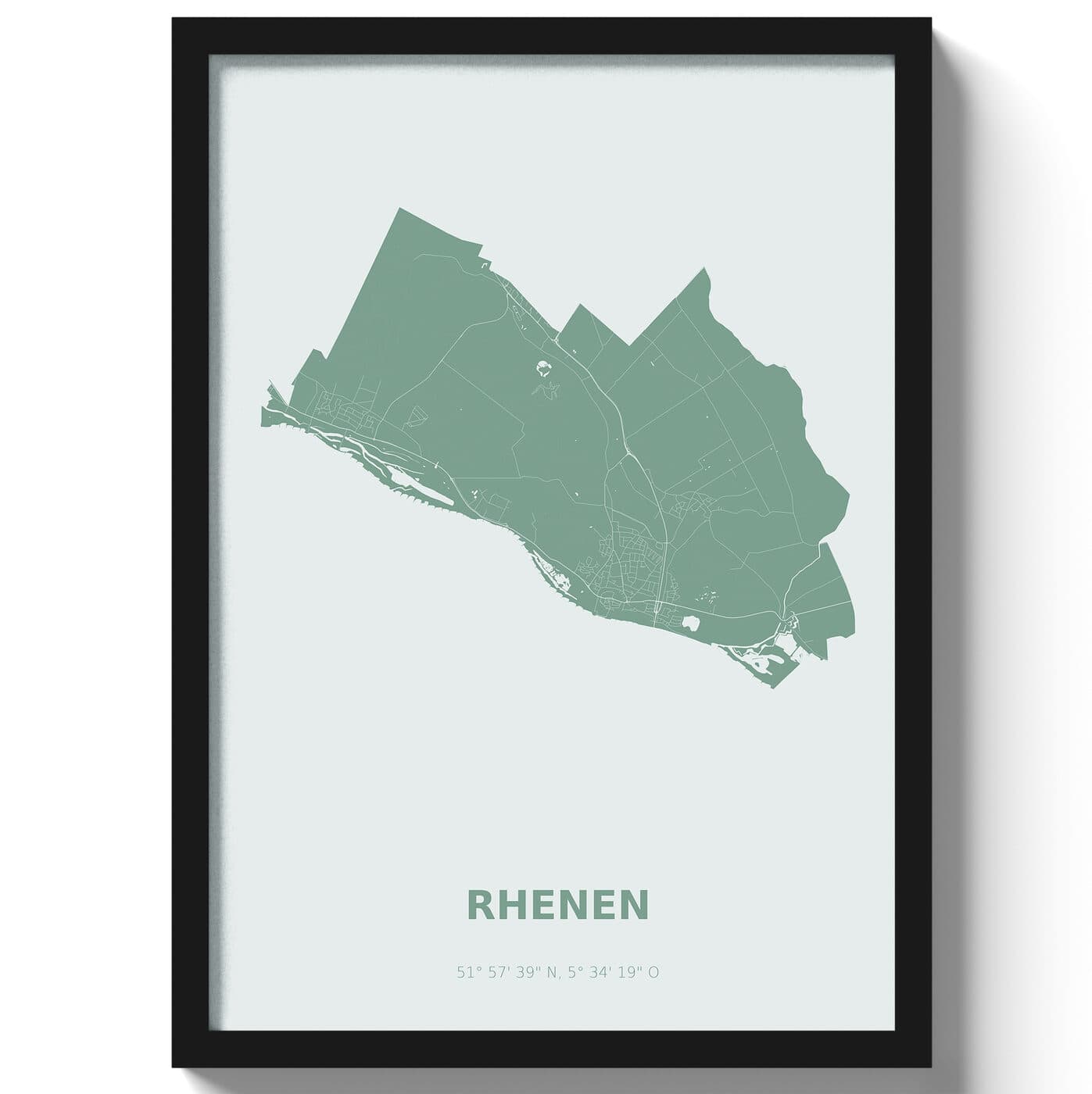 Poster Rhenen - Groen