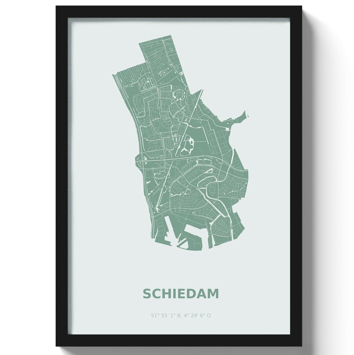 Poster Schiedam - Groen