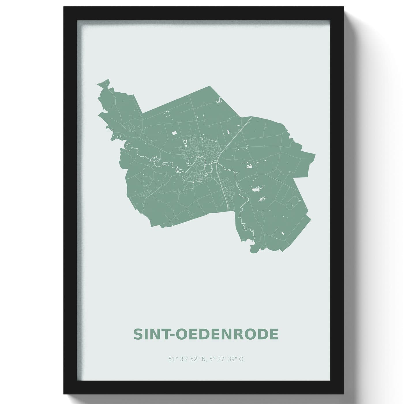 Poster Sint-Oedenrode - Groen