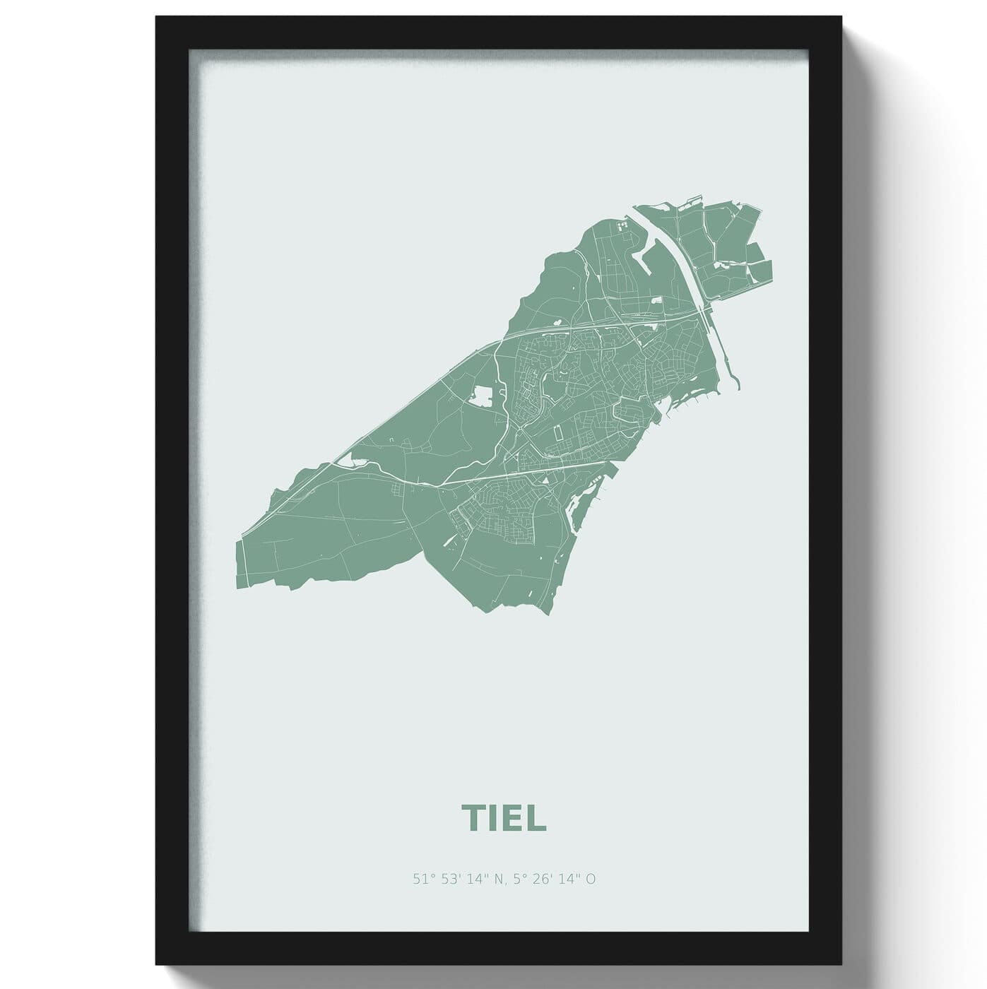 Poster Tiel - Groen