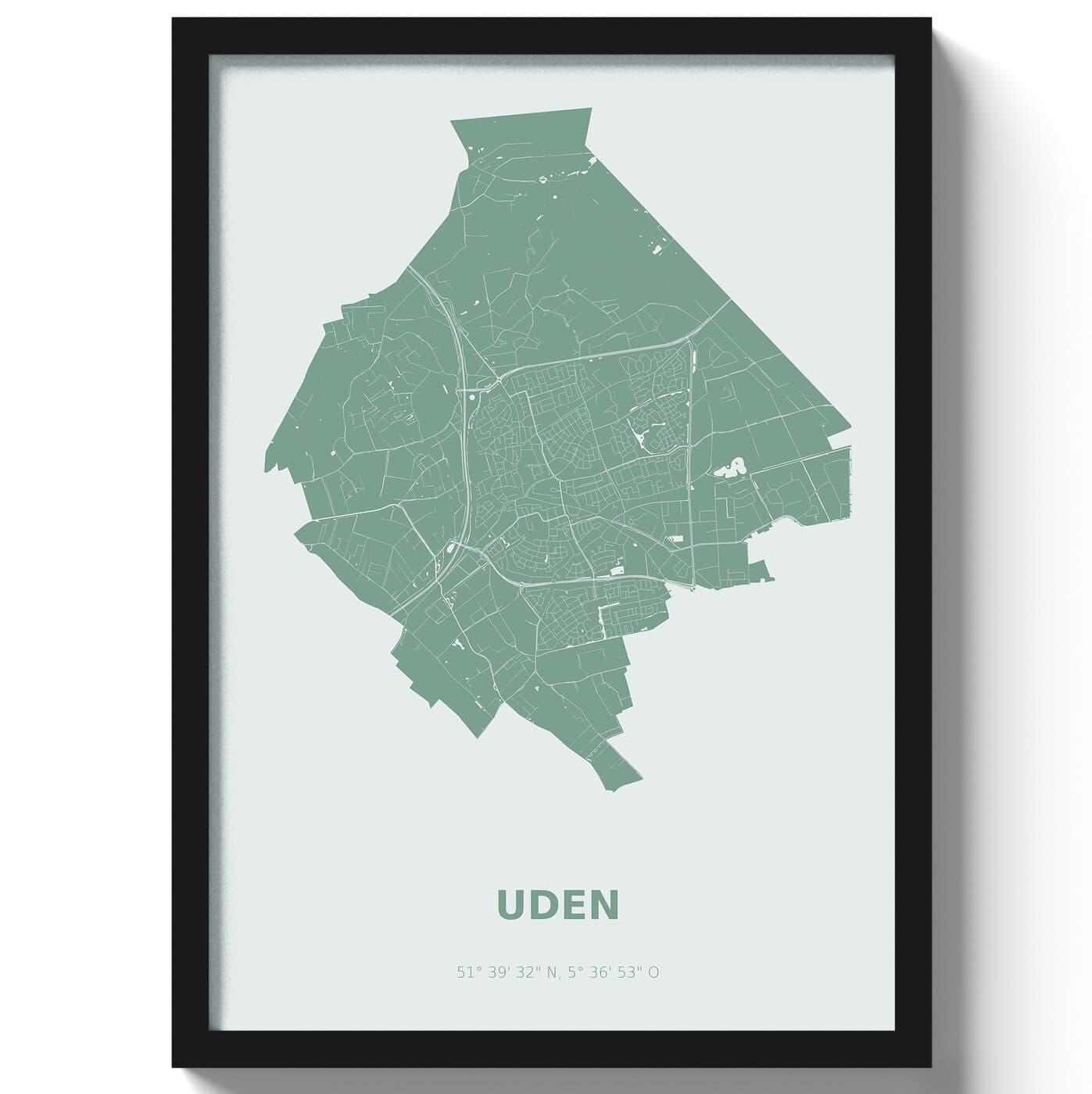 Poster Uden - Groen