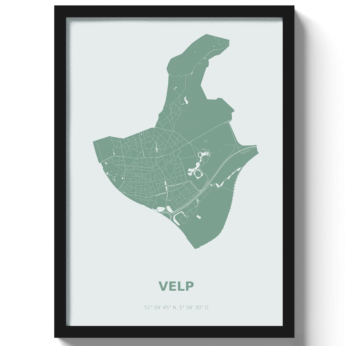 Poster Velp - Groen