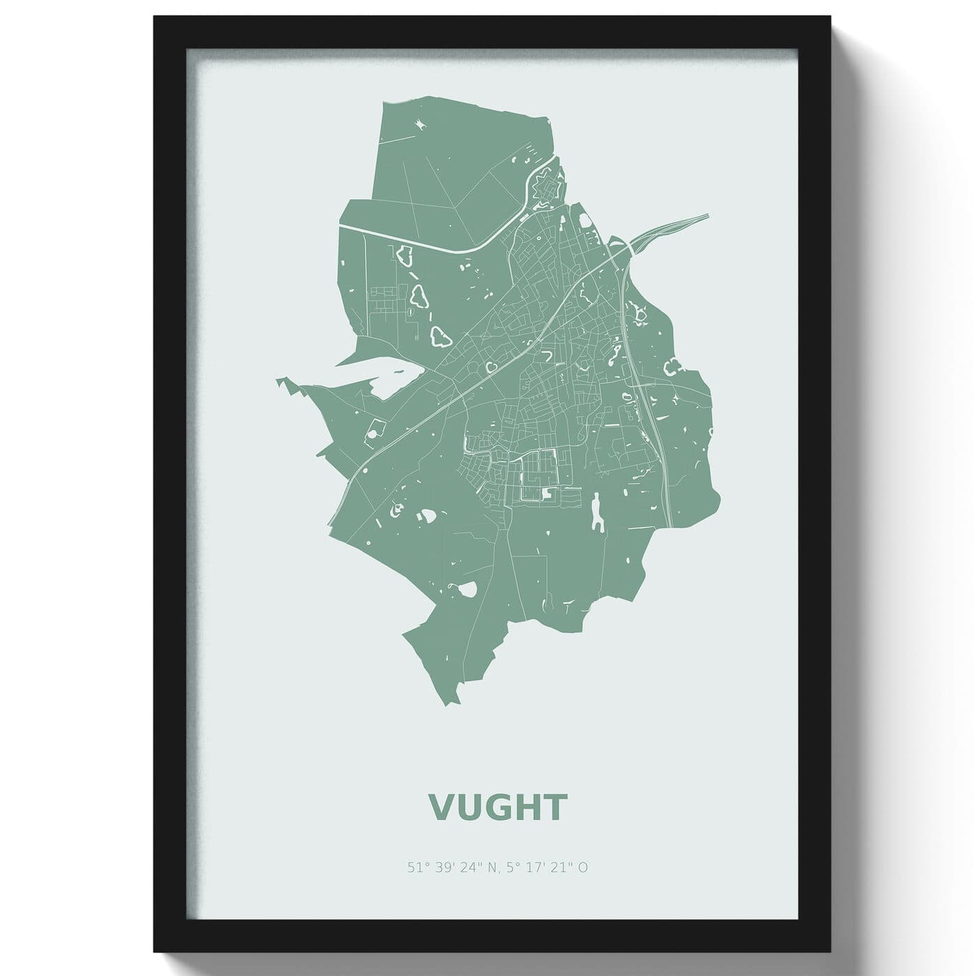 Poster Vught - Groen