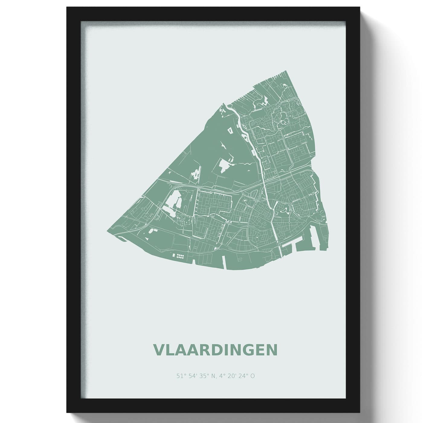 Poster Vlaardingen - Groen