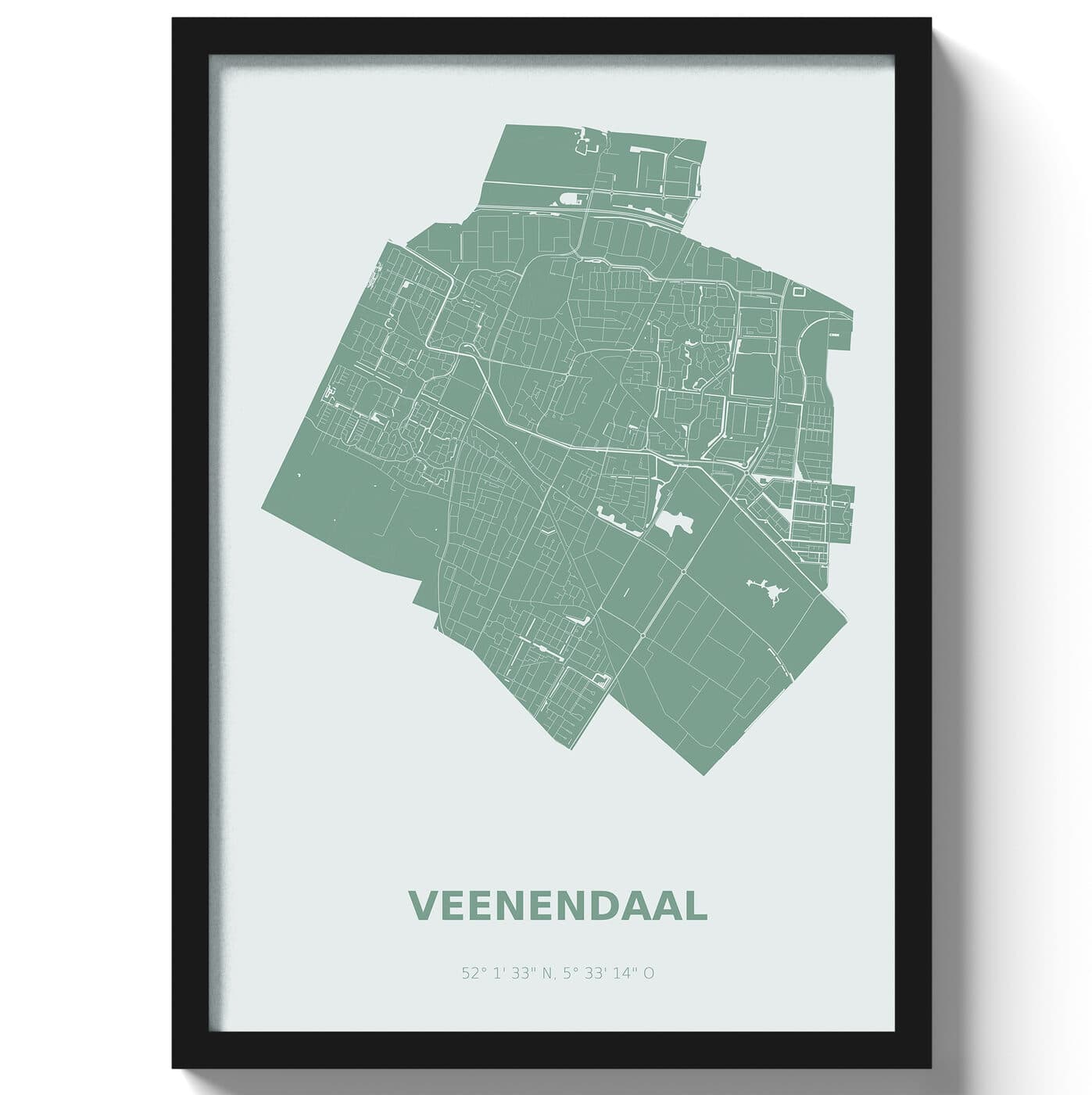 Poster Veenendaal - Groen