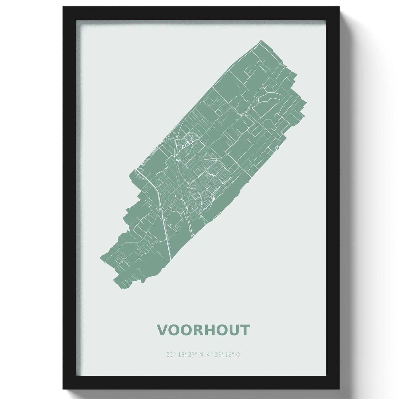 Poster Voorhout - Groen