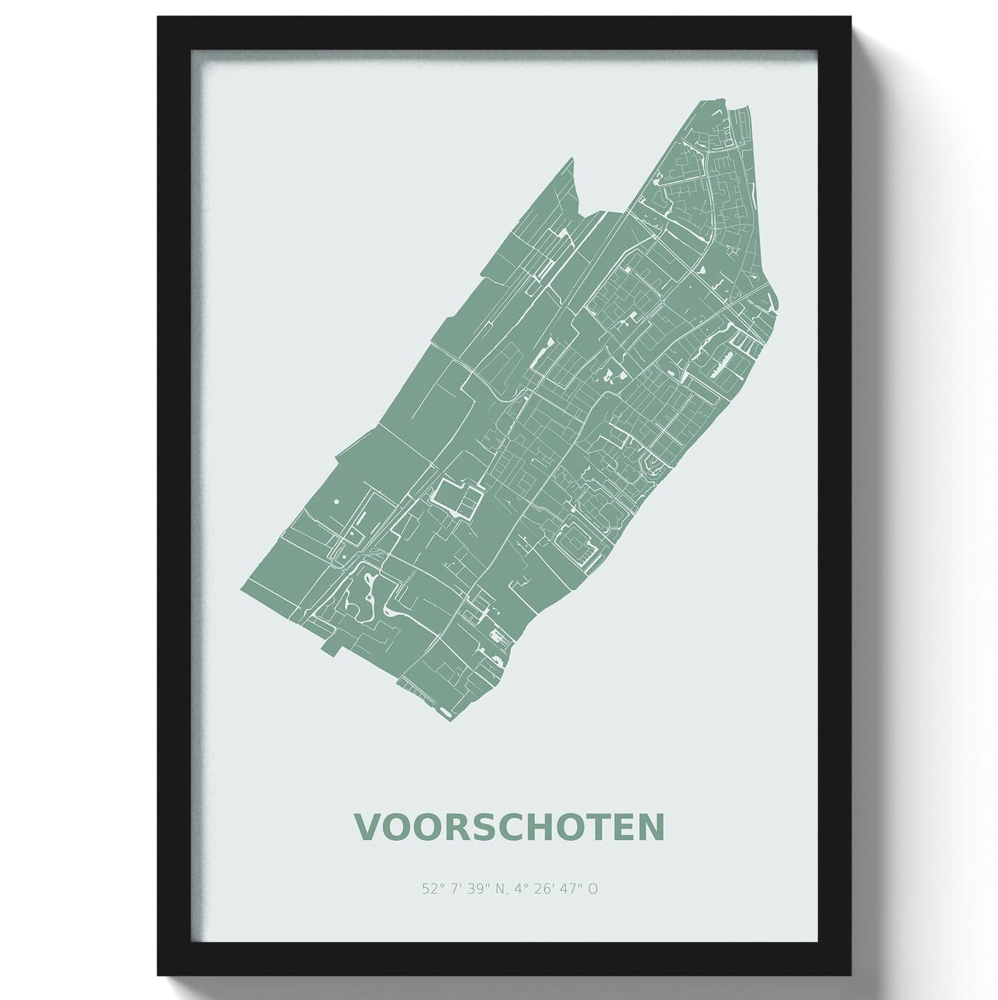 Poster Voorschoten - Groen