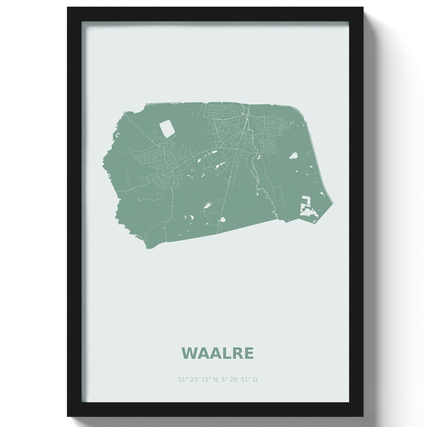 Poster Waalre - Groen