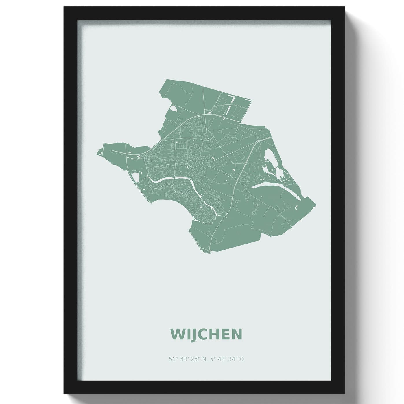 Poster Wijchen - Groen