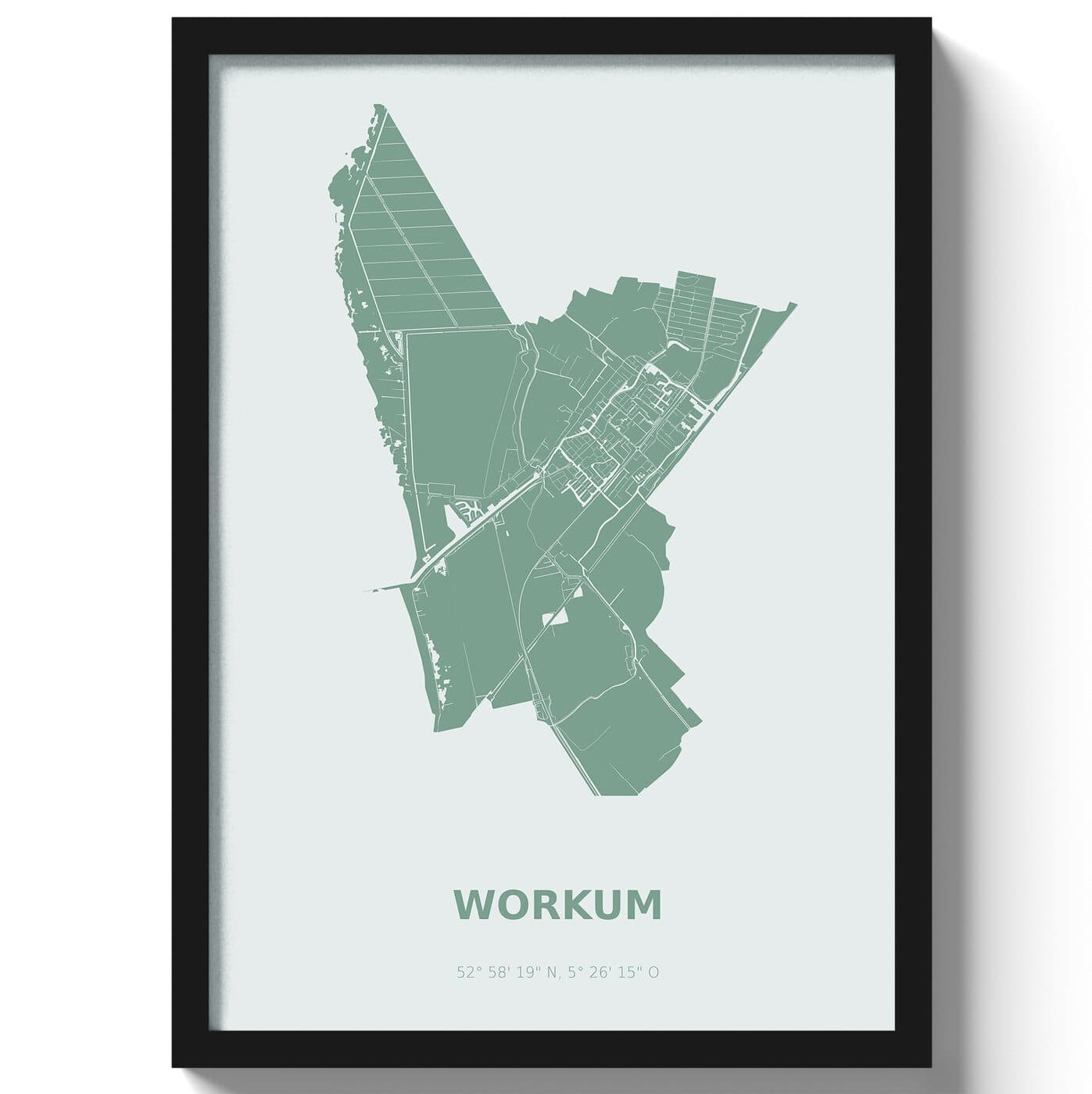 Poster Workum - Groen