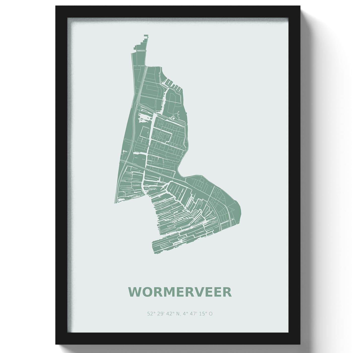 Poster Wormerveer - Groen