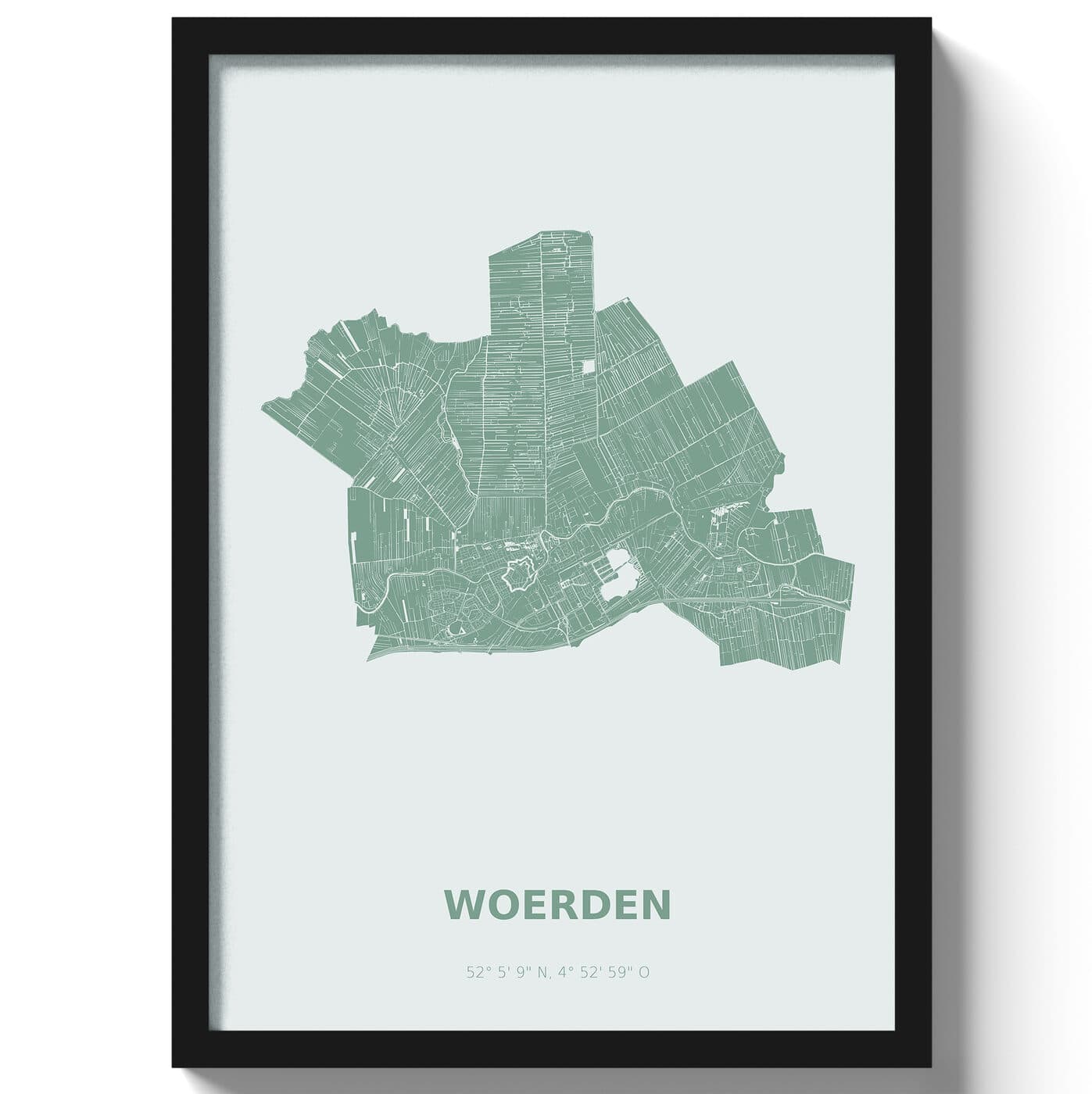 Poster Woerden - Groen