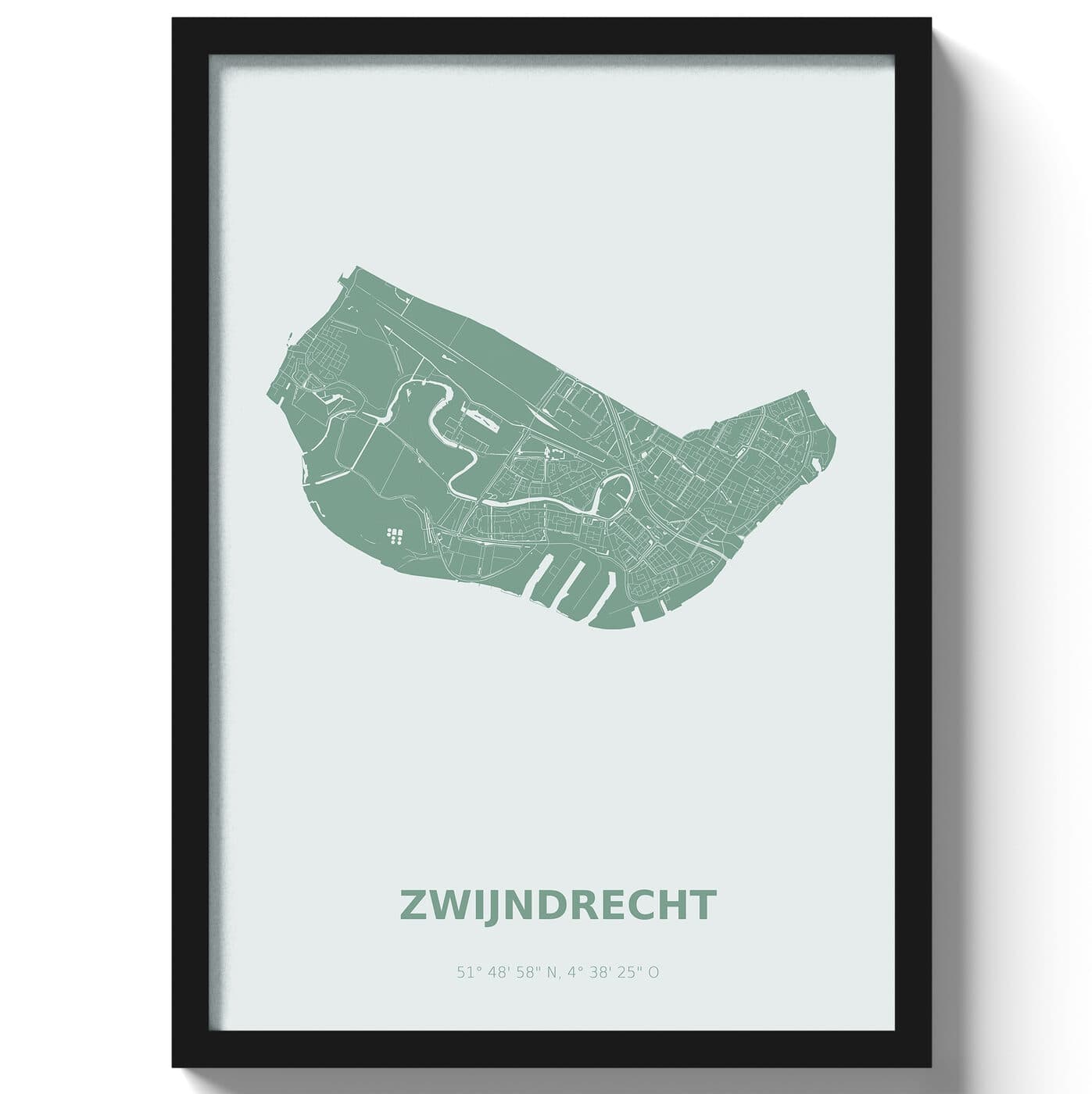 Poster Zwijndrecht - Groen