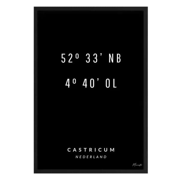 Coördinaten Castricum