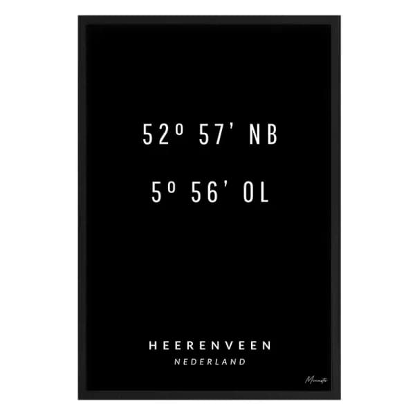 Coördinaten Heerenveen