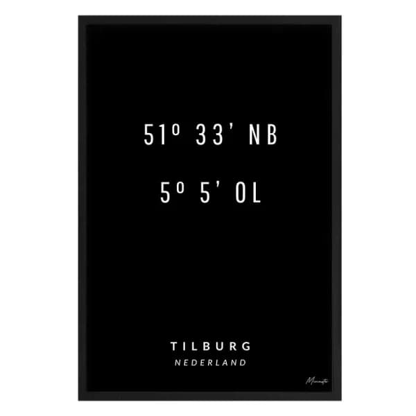Coördinaten Tilburg