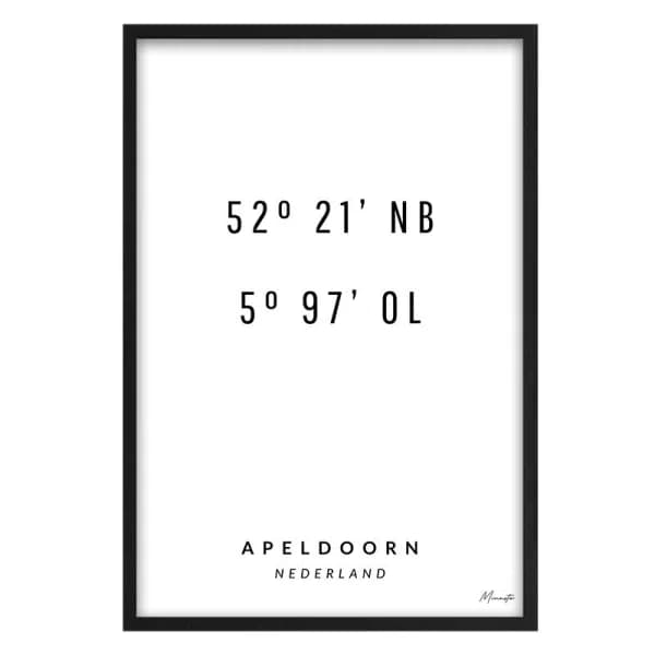 Coördinaten Apeldoorn