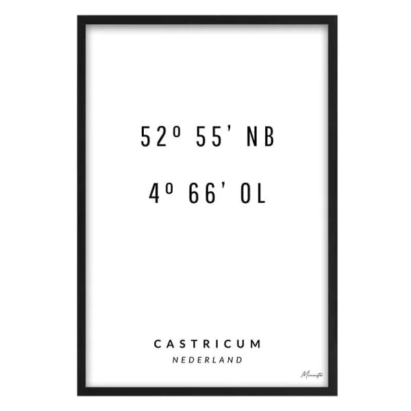 Coördinaten Castricum