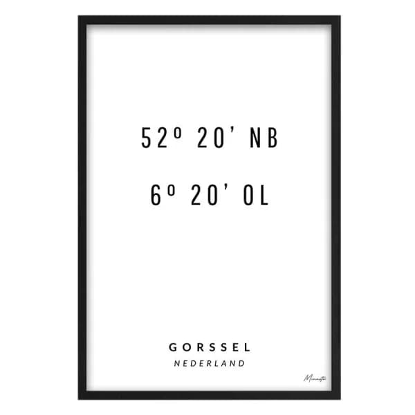 Coördinaten Gorssel