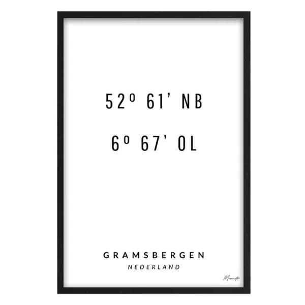 Coördinaten Gramsbergen