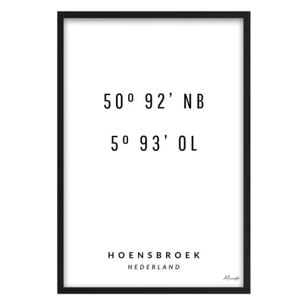 Coördinaten Hoensbroek