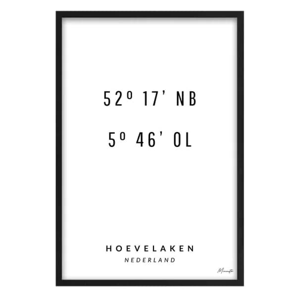 Coördinaten Hoevelaken