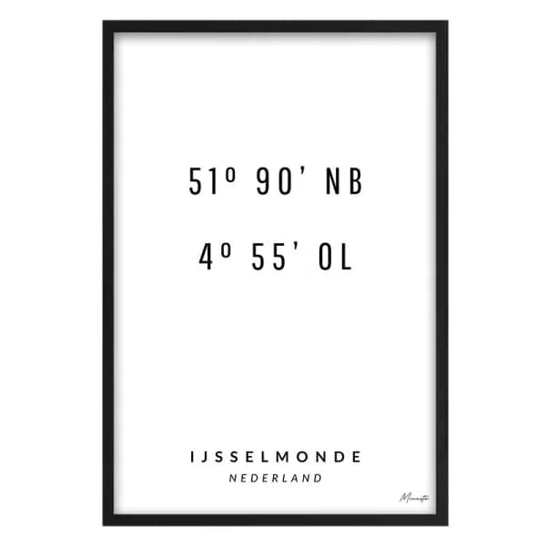 Coördinaten IJsselmonde