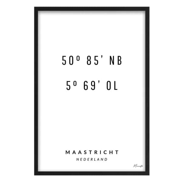 Coördinaten Maastricht