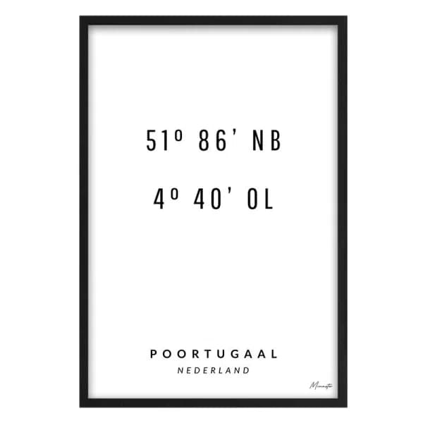 Coördinaten Poortugaal