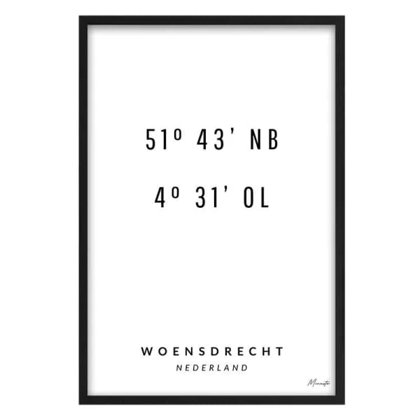 Coördinaten Woensdrecht