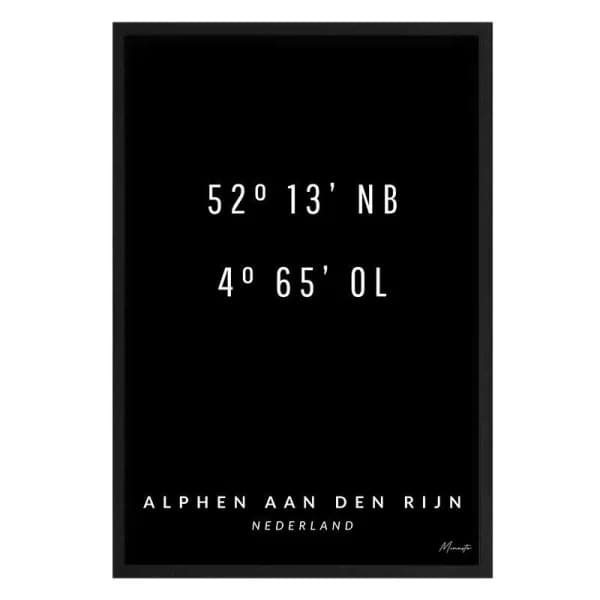 Coördinaten Alphen aan den Rijn