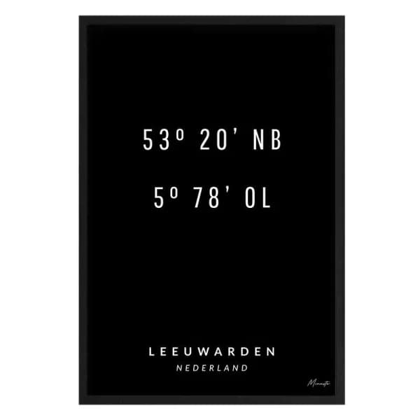 Coördinaten Leeuwarden
