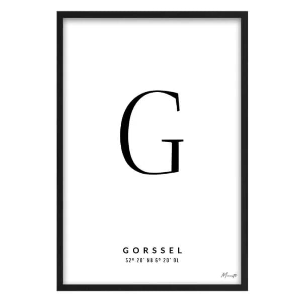 Letter G Gorssel