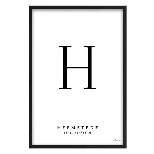 Letter H Heemstede