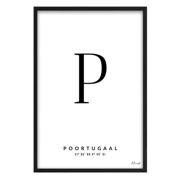 Letter P Poortugaal
