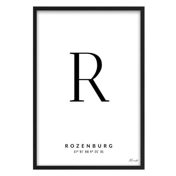 Letter R Rozenburg