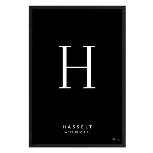 Letter H Hasselt