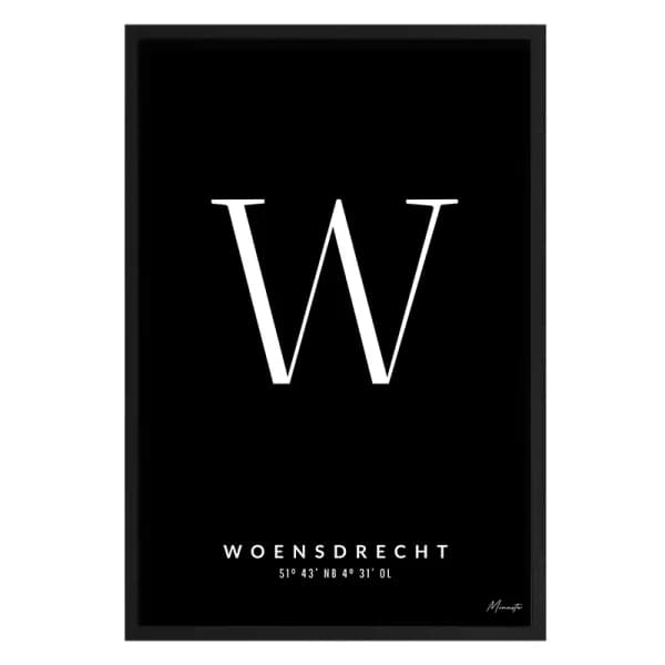Letter W Woensdrecht