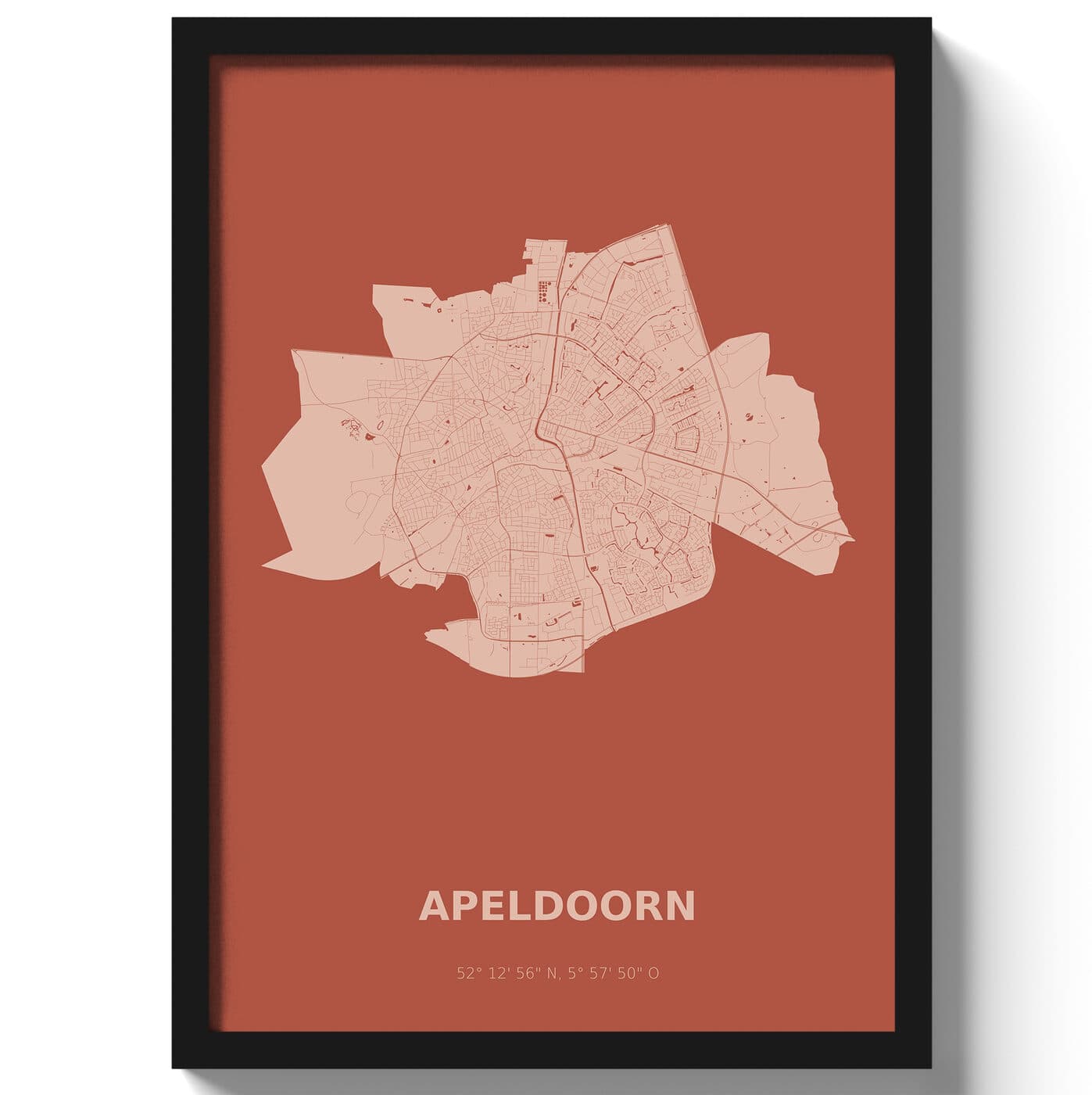Poster Apeldoorn - Rood