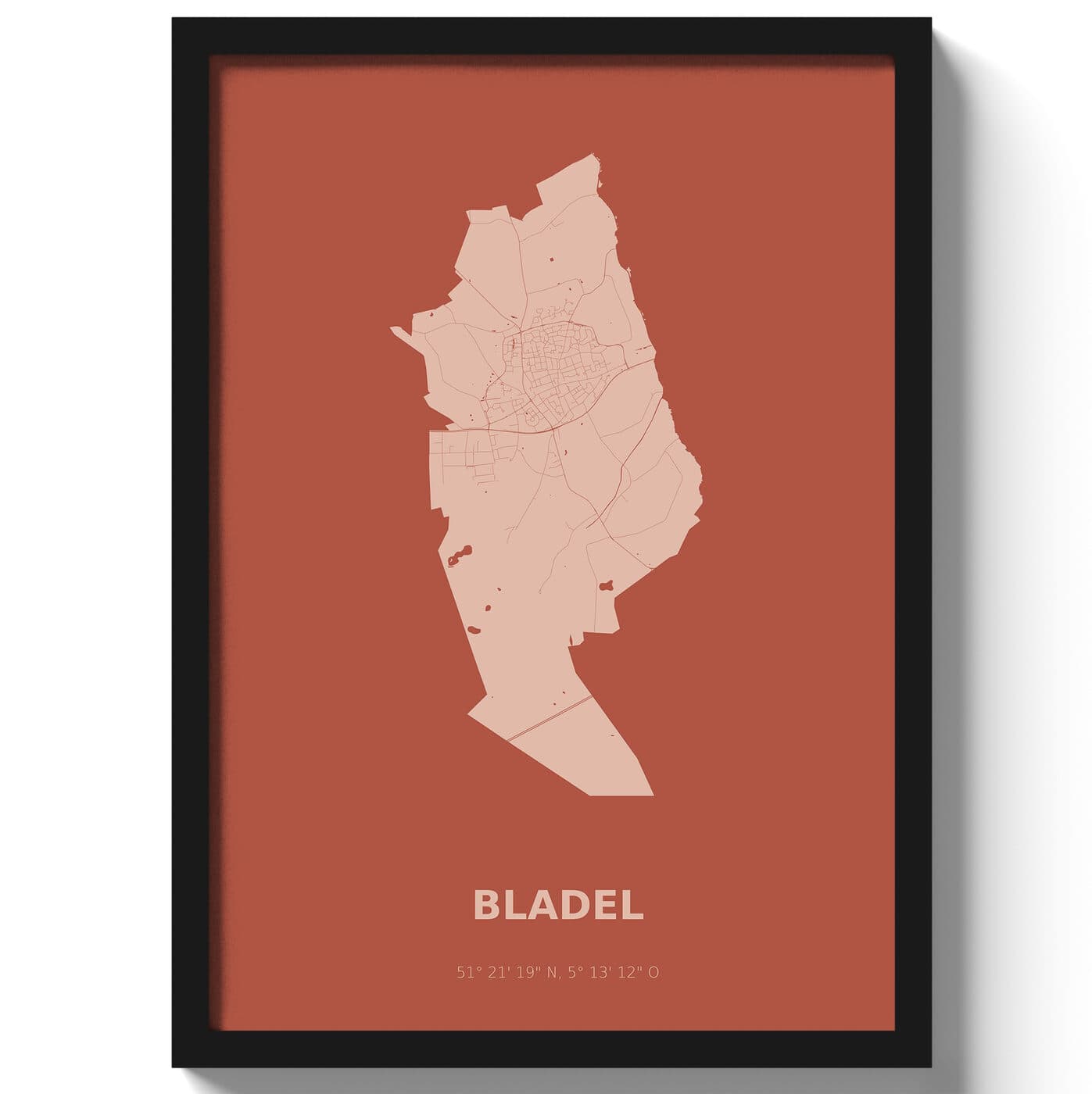 Poster Bladel - Rood