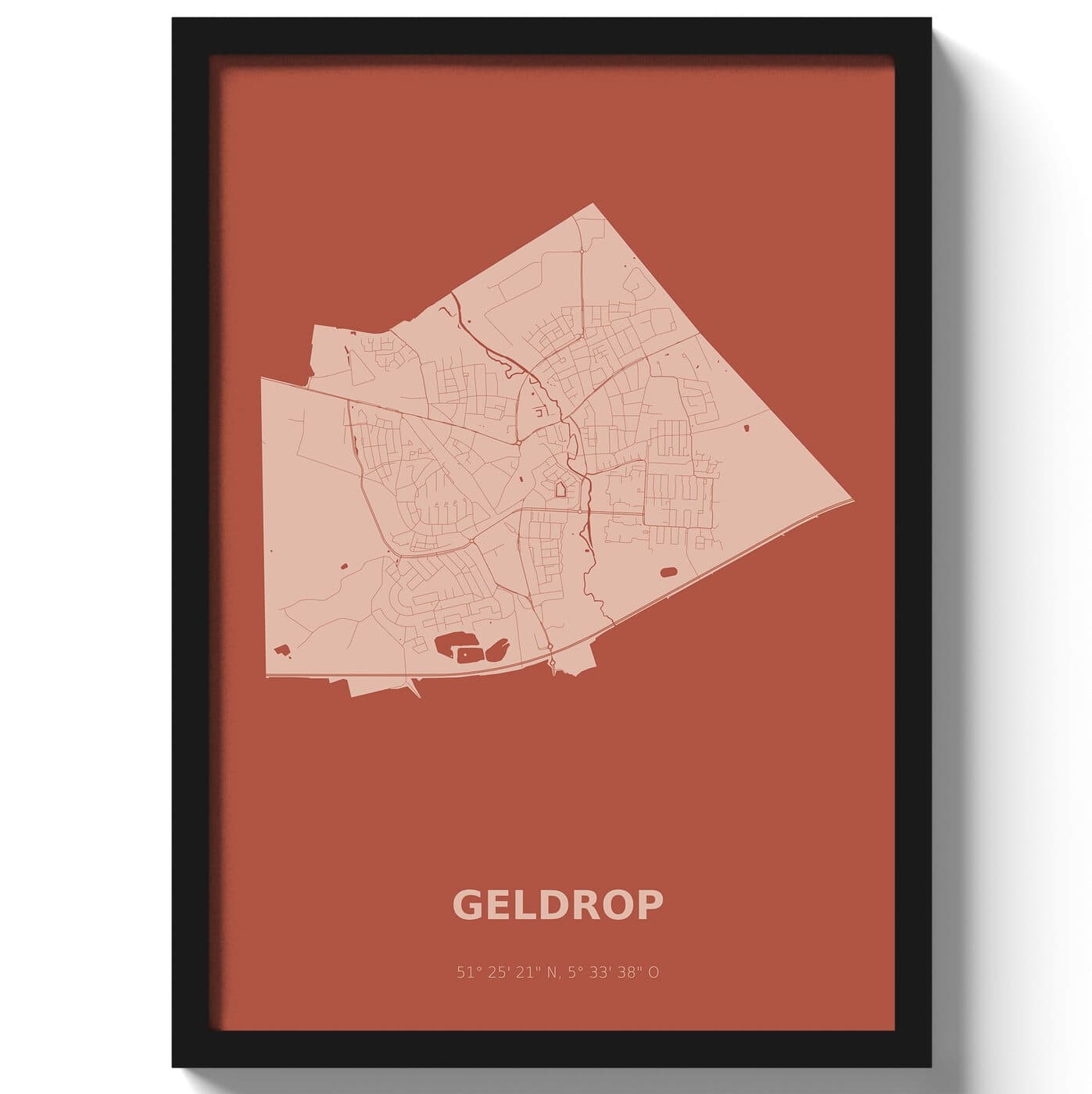 Poster Geldrop - Rood